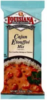 Mängden socker i Cajun Etouffée Mix