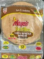 Mängden socker i 100% Wheat Tortillas