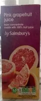 Mängden socker i Pink grapefruit juice
