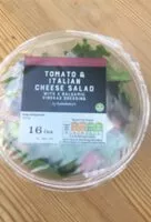 Mängden socker i Tomato & Italian cheese salad with a balsamic vinegar dressing