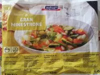 Mängden socker i Gran Minestrone