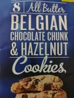 Mängden socker i All Butter Cookies Chocolate Chunk & Hazelnut