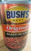 Mängden socker i Bush's original baked beans