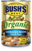 Mängden socker i Organic garbanzo beans