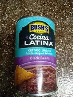 Mängden socker i Bush's Best Cocina Latina Refried Black Beans
