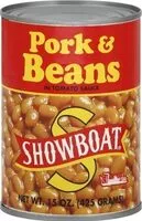 Mängden socker i Pork and beans in tomato sauce