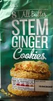 Mängden socker i Cookies stem ginger