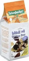 Mängden socker i Gluten free muesli cranberry natural cereal