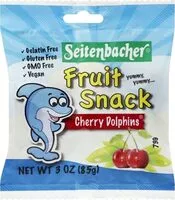 Mängden socker i Cherry fruit snack dolphins