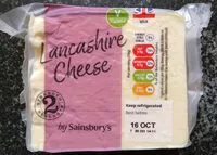 Mängden socker i Lancashire Cheese