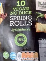 Mängden socker i Vegan spring rolls