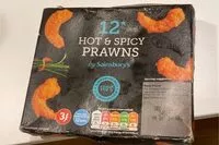 Mängden socker i 12 Hot and Spicy Prawns