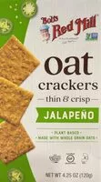 Mängden socker i Jalapeño oat crackers