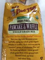 Mängden socker i Organic high fiber pancake & waffle whole grain mix