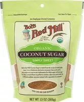 Mängden socker i Organic coconut sugar