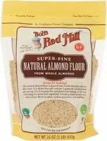 Mängden socker i Superfine natural almond flour