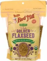 Mängden socker i Organic raw whole golden flaxseeds