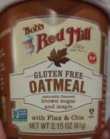Mängden socker i Gluten free oatmeal
