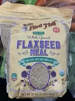 Mängden socker i Whole ground flaxseed meal