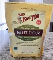 Mängden socker i Millet flour whole grain non gmo