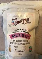 Mängden socker i Fruits et graines muesli