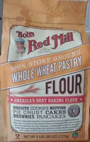 Mängden socker i 100% Stone Ground Whole Wheat Pastry Flour