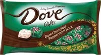 Mängden socker i Promises christmas dark chocolate peppermint bark candy ounce