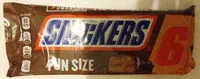 Mängden socker i Snickers Fun Size