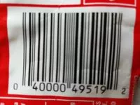 Mängden socker i Milk chocolate candies