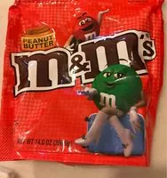 Mängden socker i M&M's peanut butter