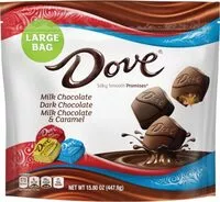 Mängden socker i Promises variety mix chocolate candy ounce