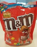 Mängden socker i Peanut butter chocolate candy party size ounce