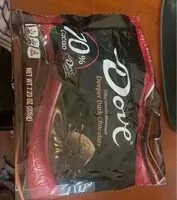 Mängden socker i Dove Deepest Dark Chocolate