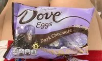 Mängden socker i Dove Eggs Dark Chocolate