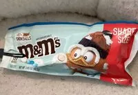 Mängden socker i M&ms white chocolate pretzle snowballs