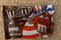 Mängden socker i M&M‘s red white and blue mix