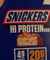 Mängden socker i Snickers hi protein
