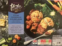 Mängden socker i Steak Casserole & Dumplings