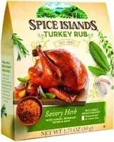 Mängden socker i Turkey rub savory herb
