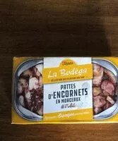 Mängden socker i Pattes d’encornets en morceaux  à l’ail