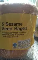 Mängden socker i 5 Sesame Seed Bagels