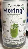 Mängden socker i Poudre de feuilles organiques Moringa Oleifera