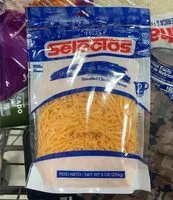 Mängden socker i Shredded Cheddar Cheese