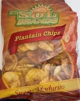 Mängden socker i Sweet Plantain Chips