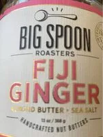 Mängden socker i Big Spoon Roasters - Fiji Ginger Almond Butter with Sea Salt, 13oz (368g)