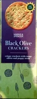 Mängden socker i Black Olive crackers