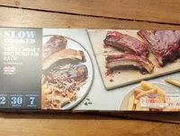 Mängden socker i Sweet honey bbq pork rib rack