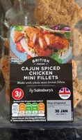 Mängden socker i Cajun Spiced Chicken mini fillets