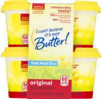 Mängden socker i Vegetable oil spread original twin