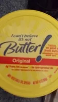Mängden socker i I can't believe it's not butter!, 45% vegetable oil spread, original